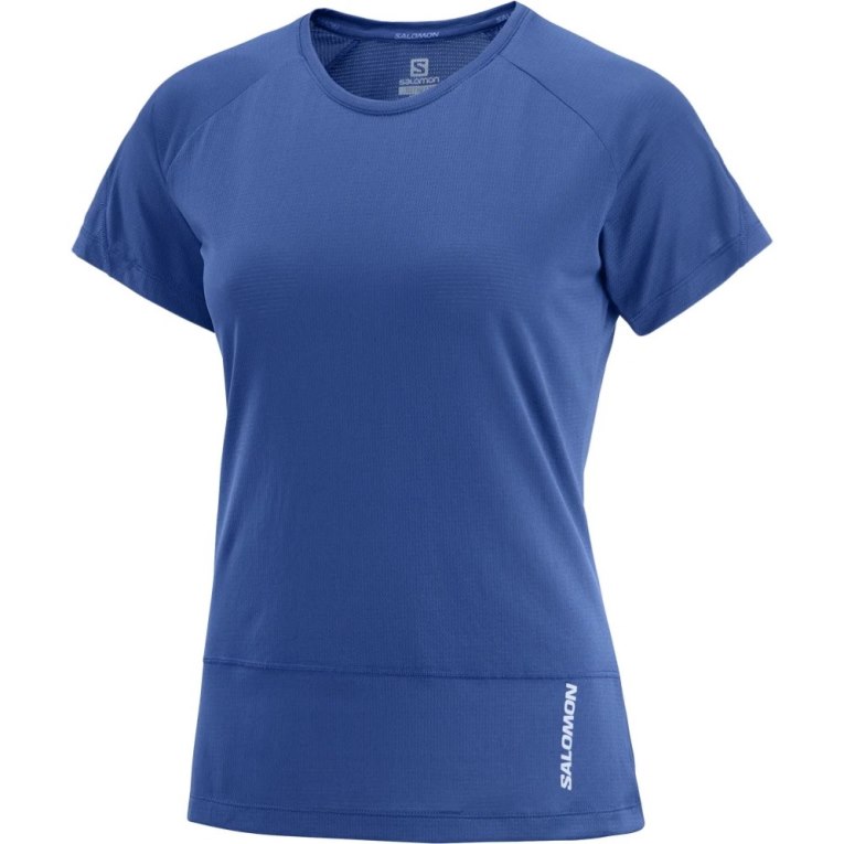 Blue Salomon Cross Run Short Sleeve Women's T-Shirts | PH 57683G